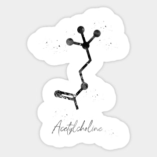 Acetylcholine molecule Sticker